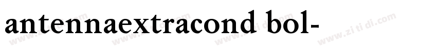 antennaextracond bol字体转换